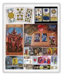 tres cartas para el tarot