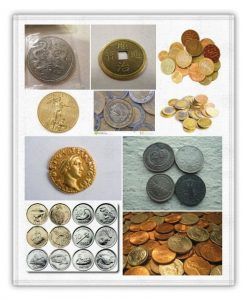 tipos de monedas en sueños
